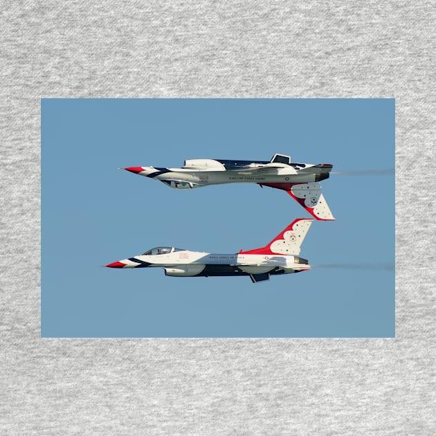 US Air Force Thunderbirds F-16 Fighting Falcons by CGJohnson